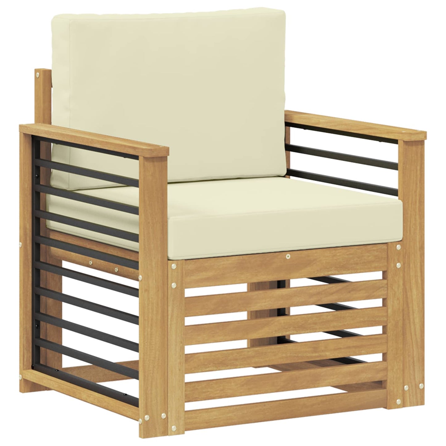 Buiten bankenset Polyester Wit