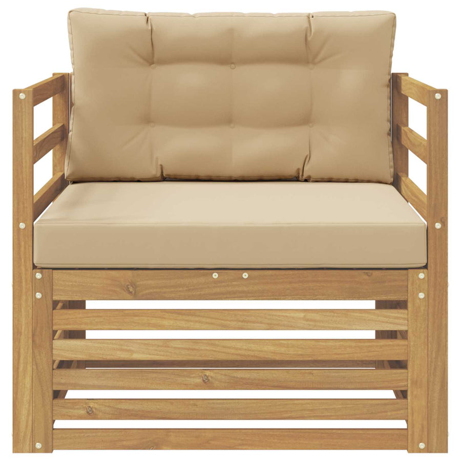 Tuinbank Wit en Beige