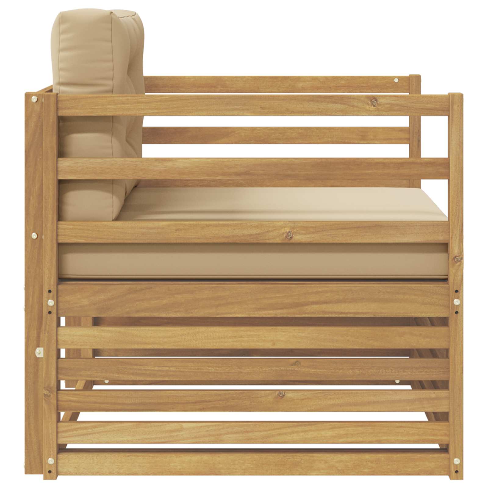 Tuinbank Wit en Beige
