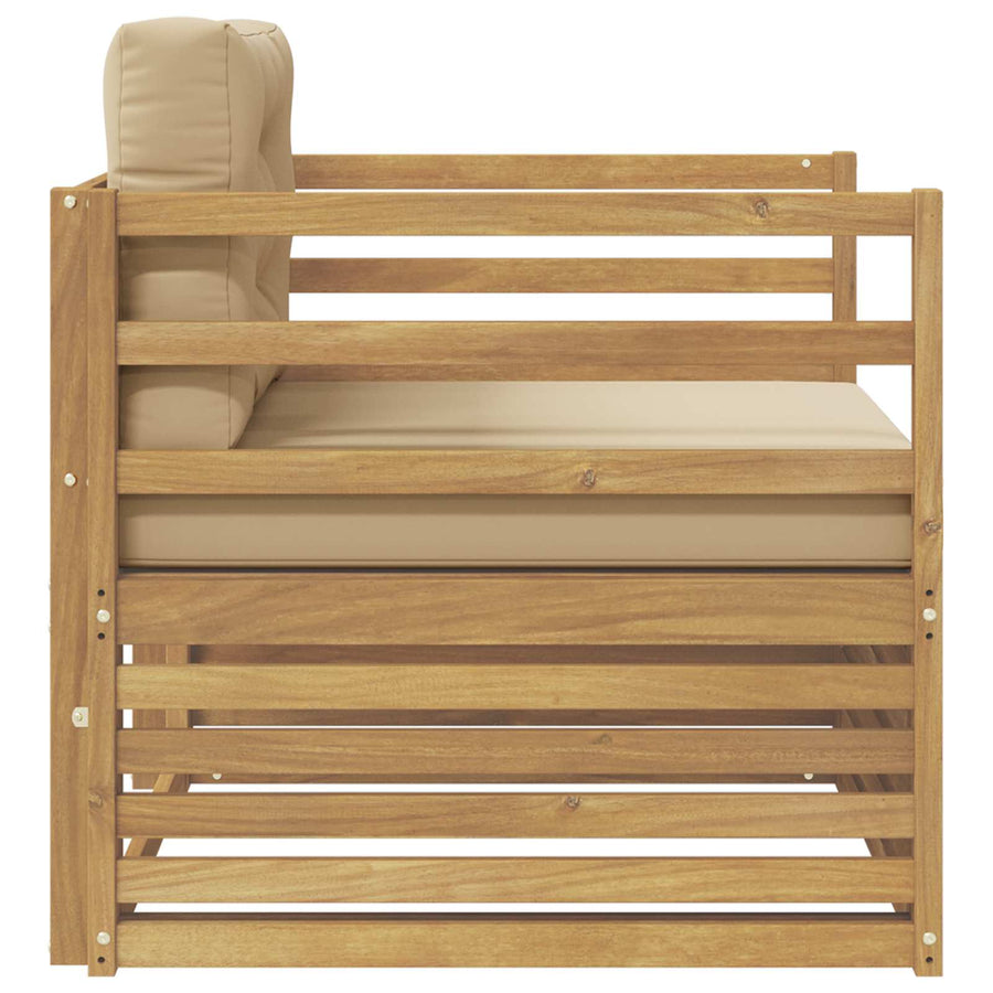 Tuinbank Wit en Beige