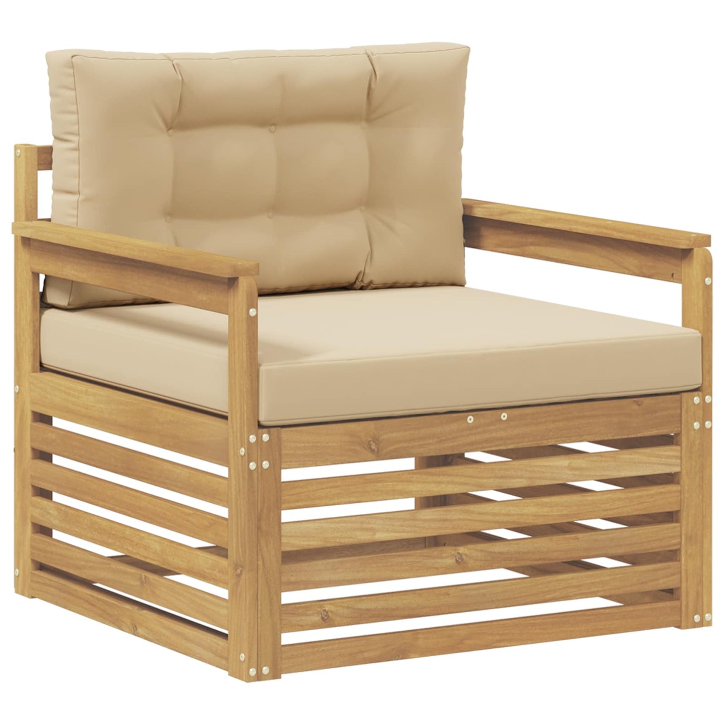 Tuinbank Polyester Wit