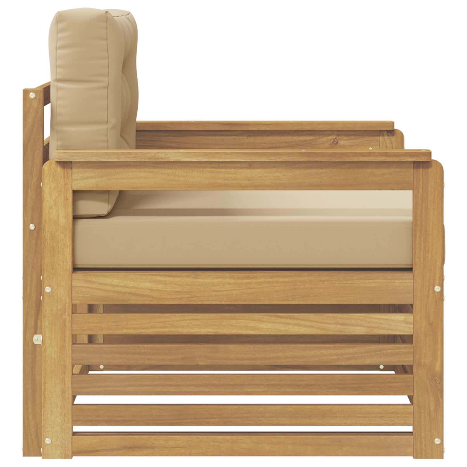 Tuinbank Polyester Wit