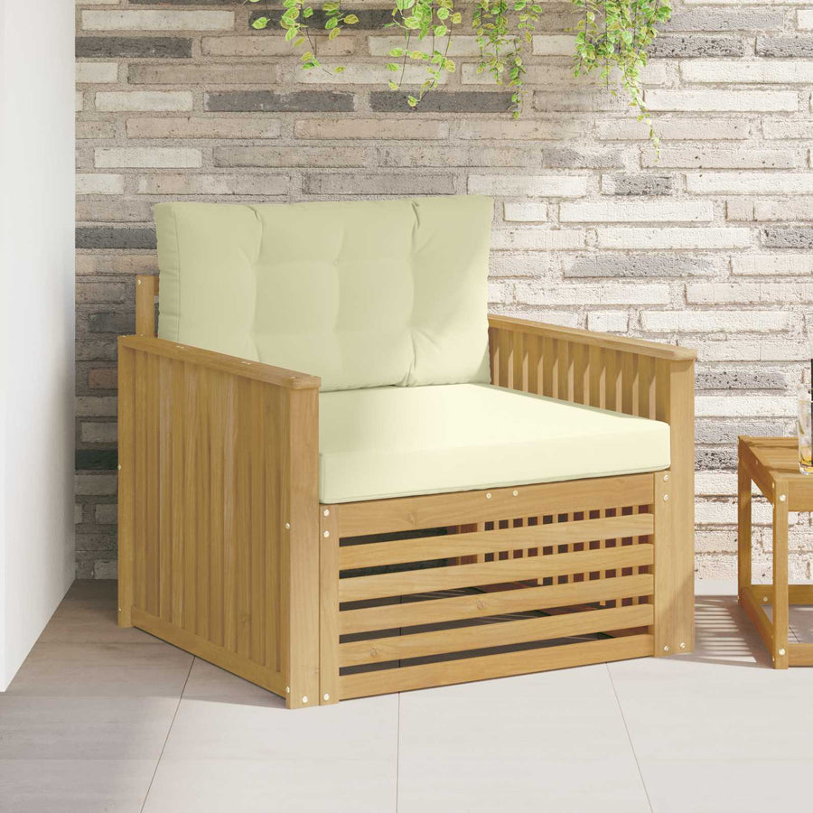 Tuinbank Polyester Wit