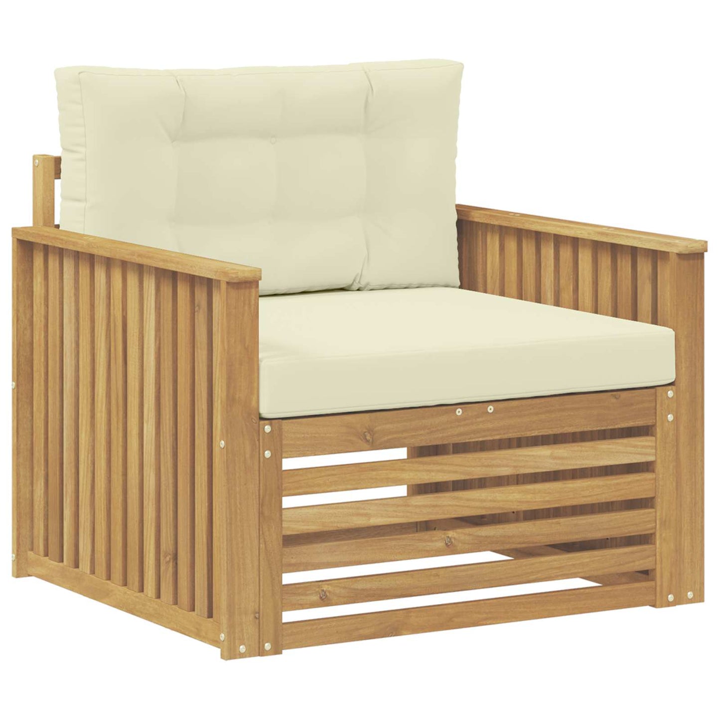 Tuinbank Polyester Wit