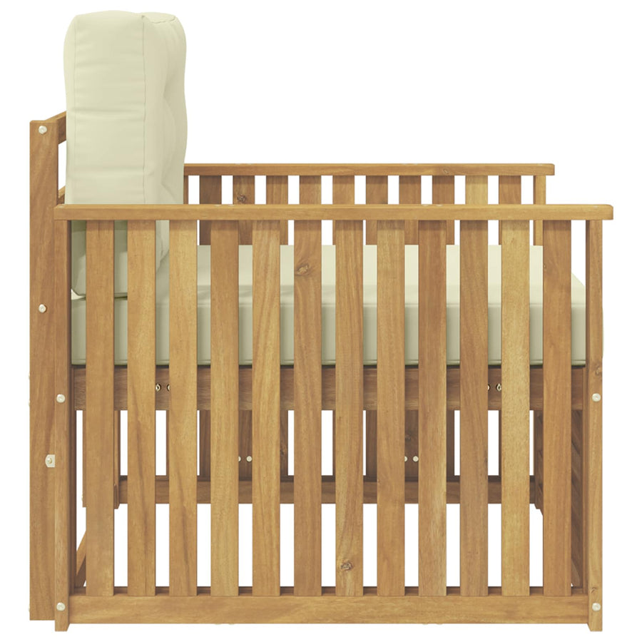 Tuinbank Polyester Wit