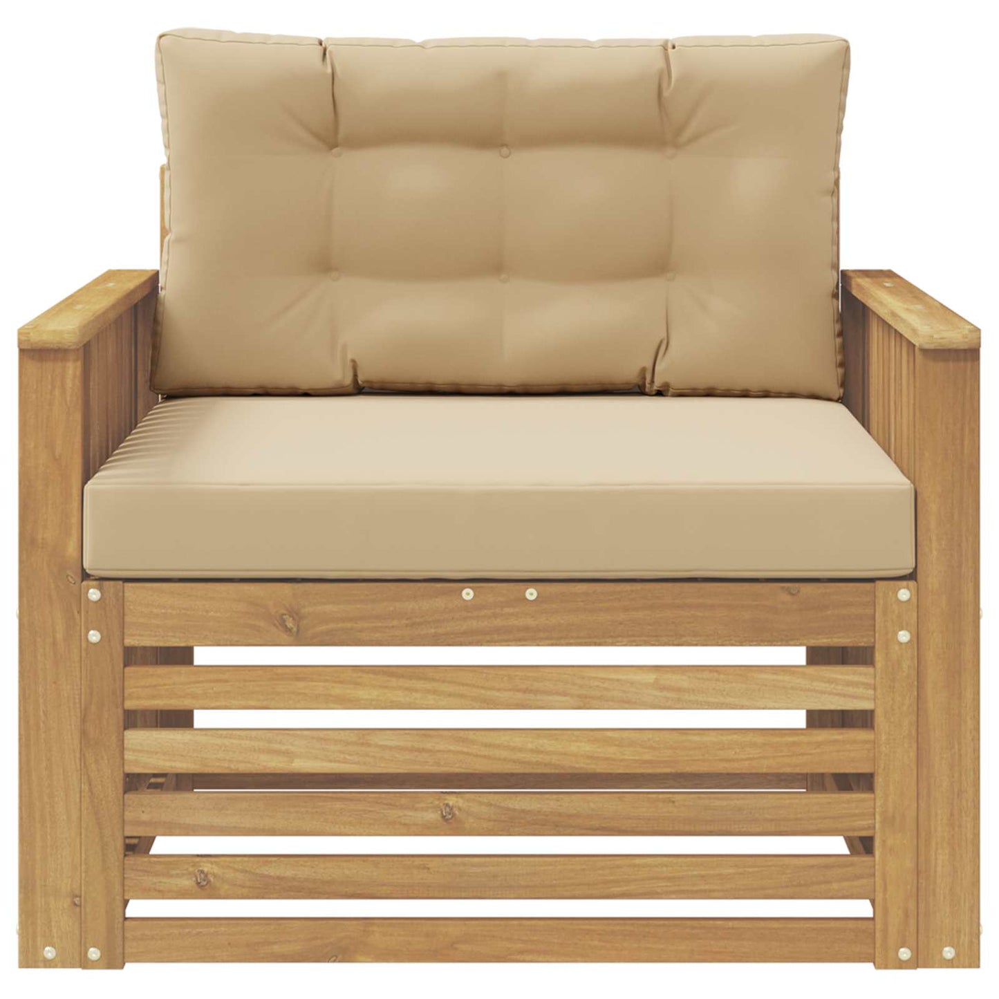 Tuinbank Polyester Wit