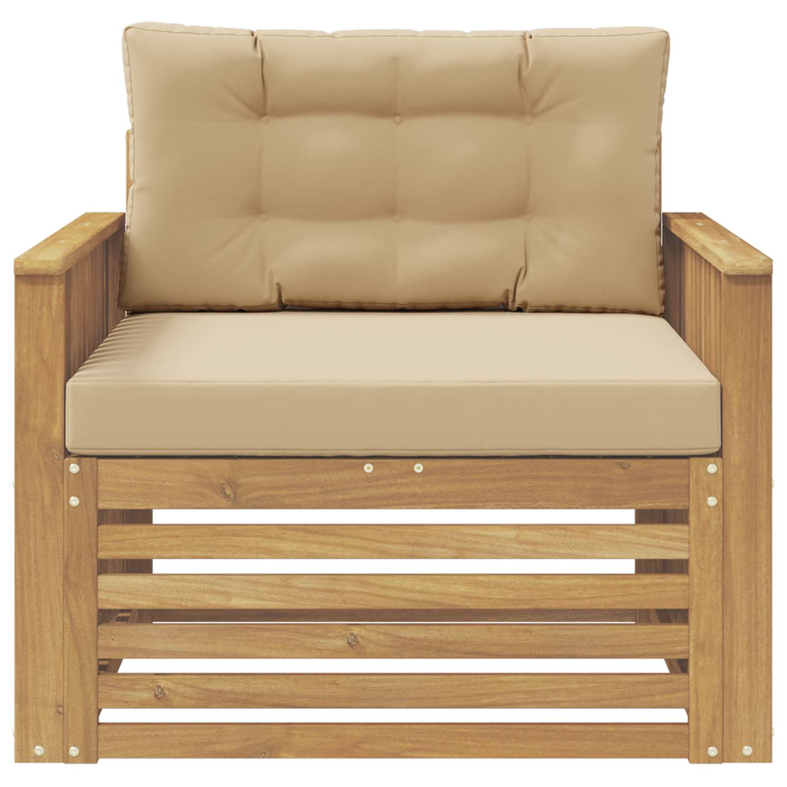Tuinbank Polyester Wit