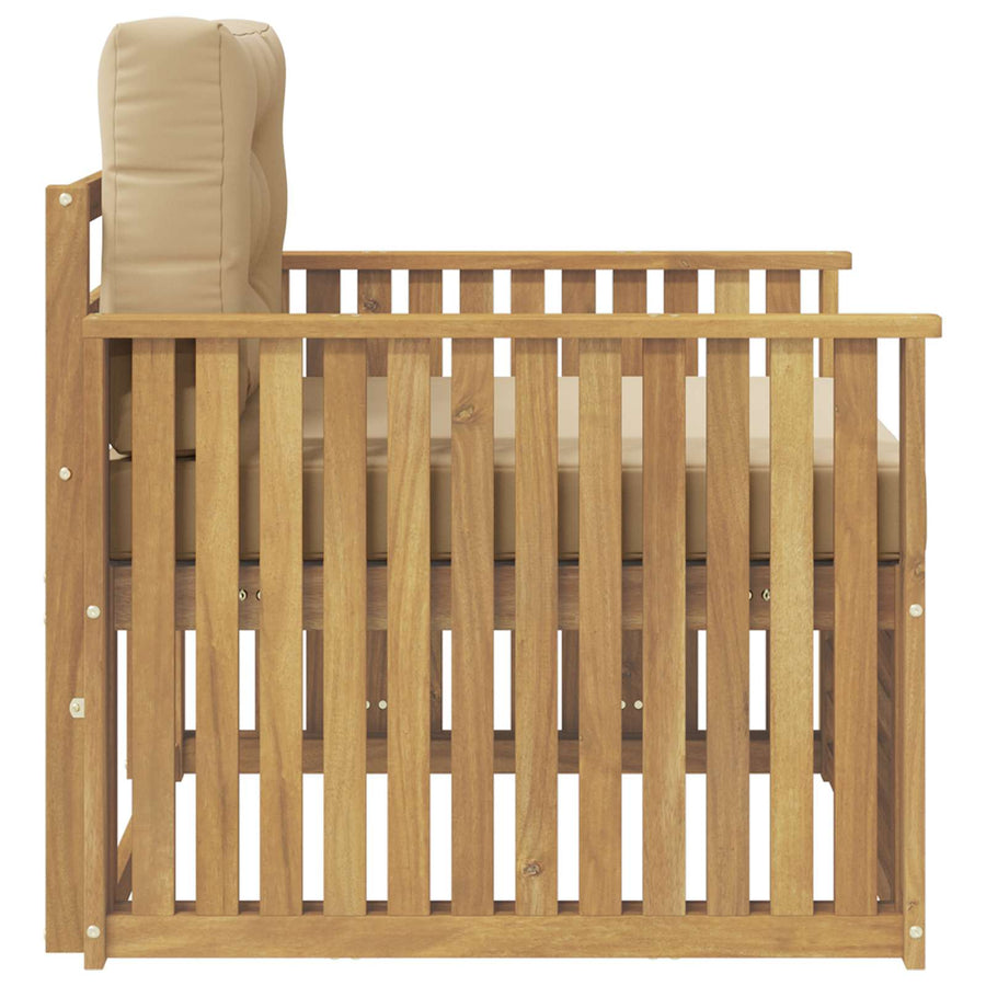 Tuinbank Polyester Wit
