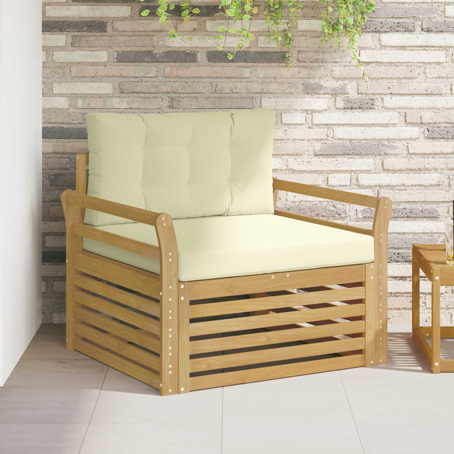 Tuinbank Polyester Wit