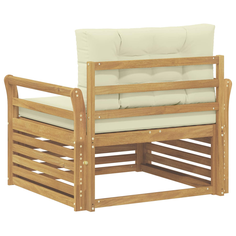 Tuinbank Polyester Wit