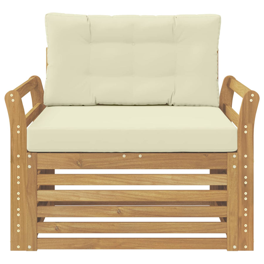Tuinbank Polyester Wit