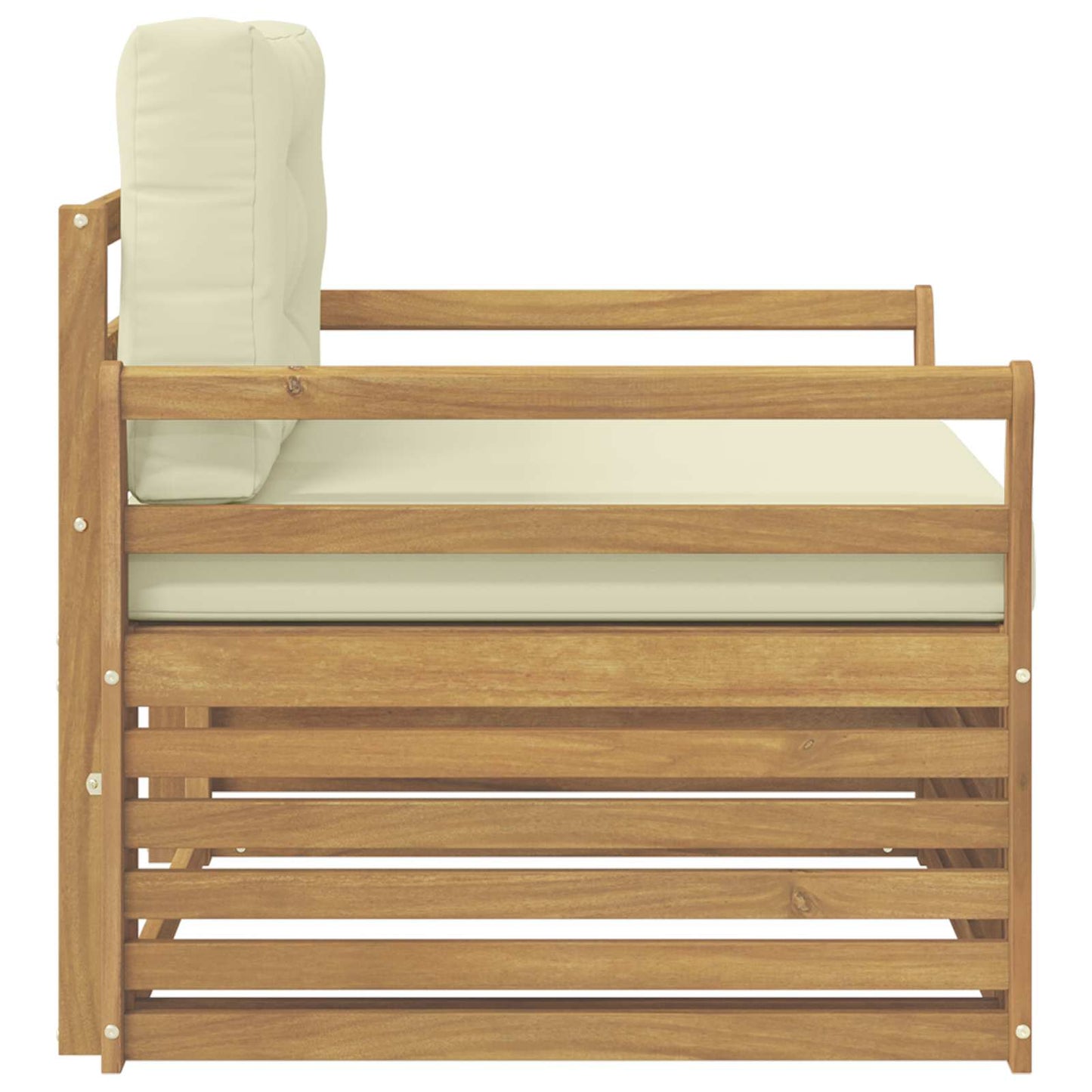 Tuinbank Polyester Wit