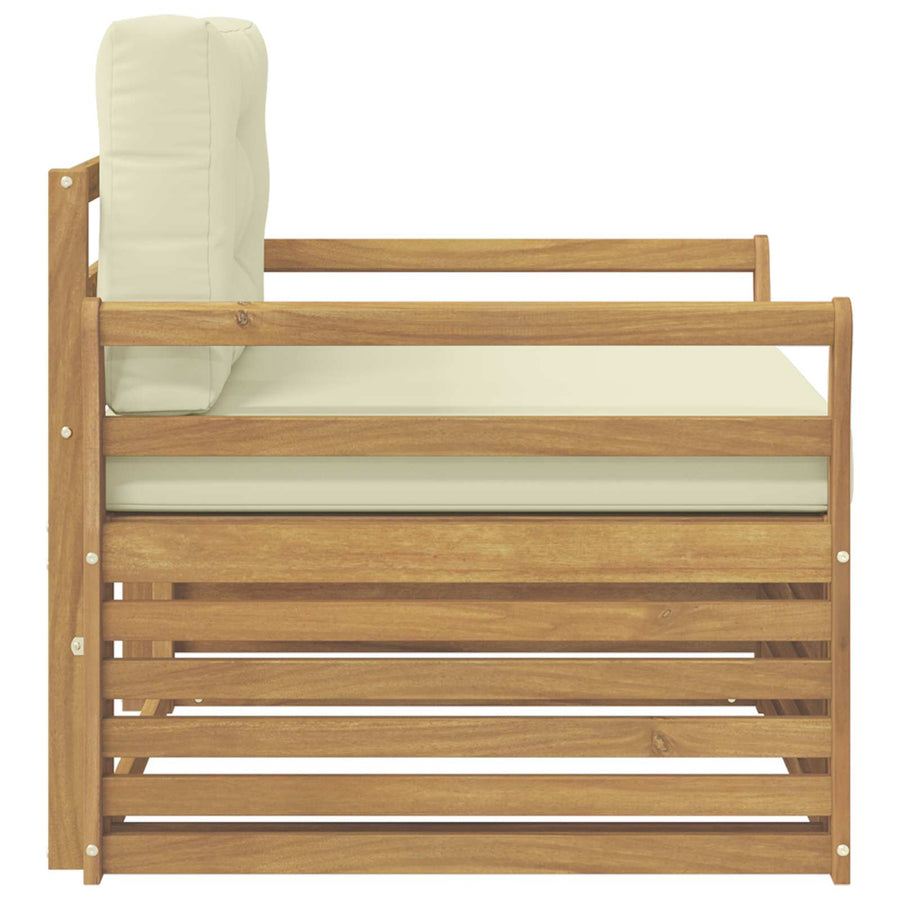 Tuinbank Polyester Wit