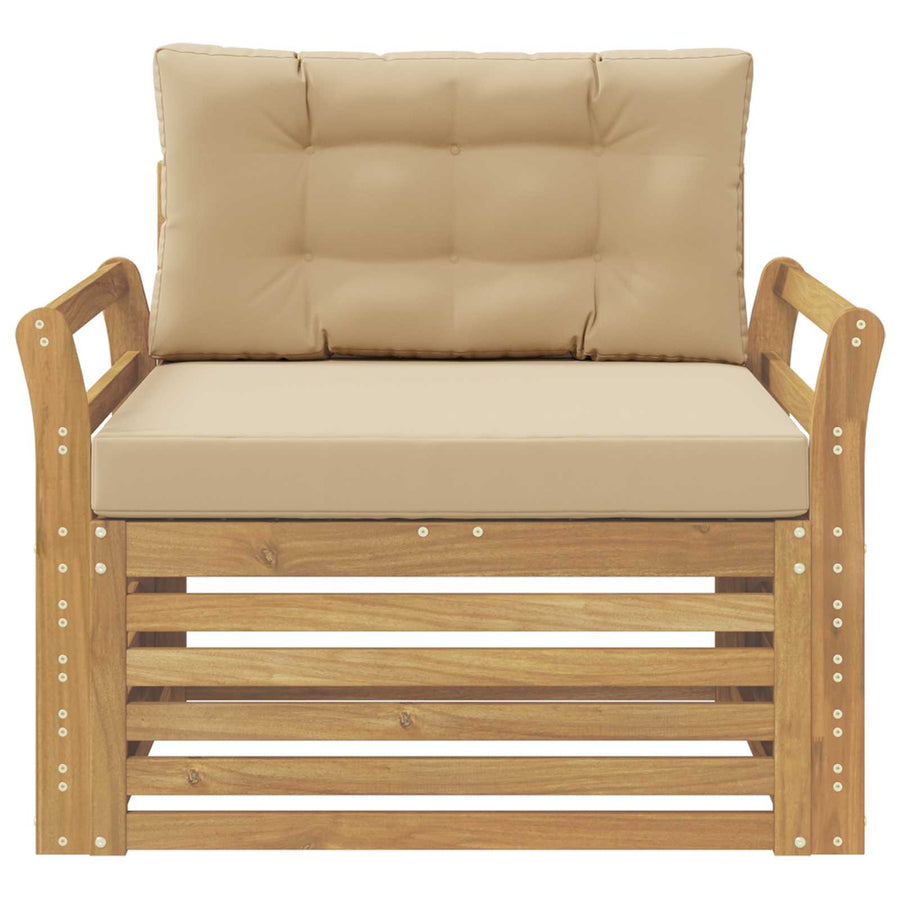 Tuinbank Polyester Wit