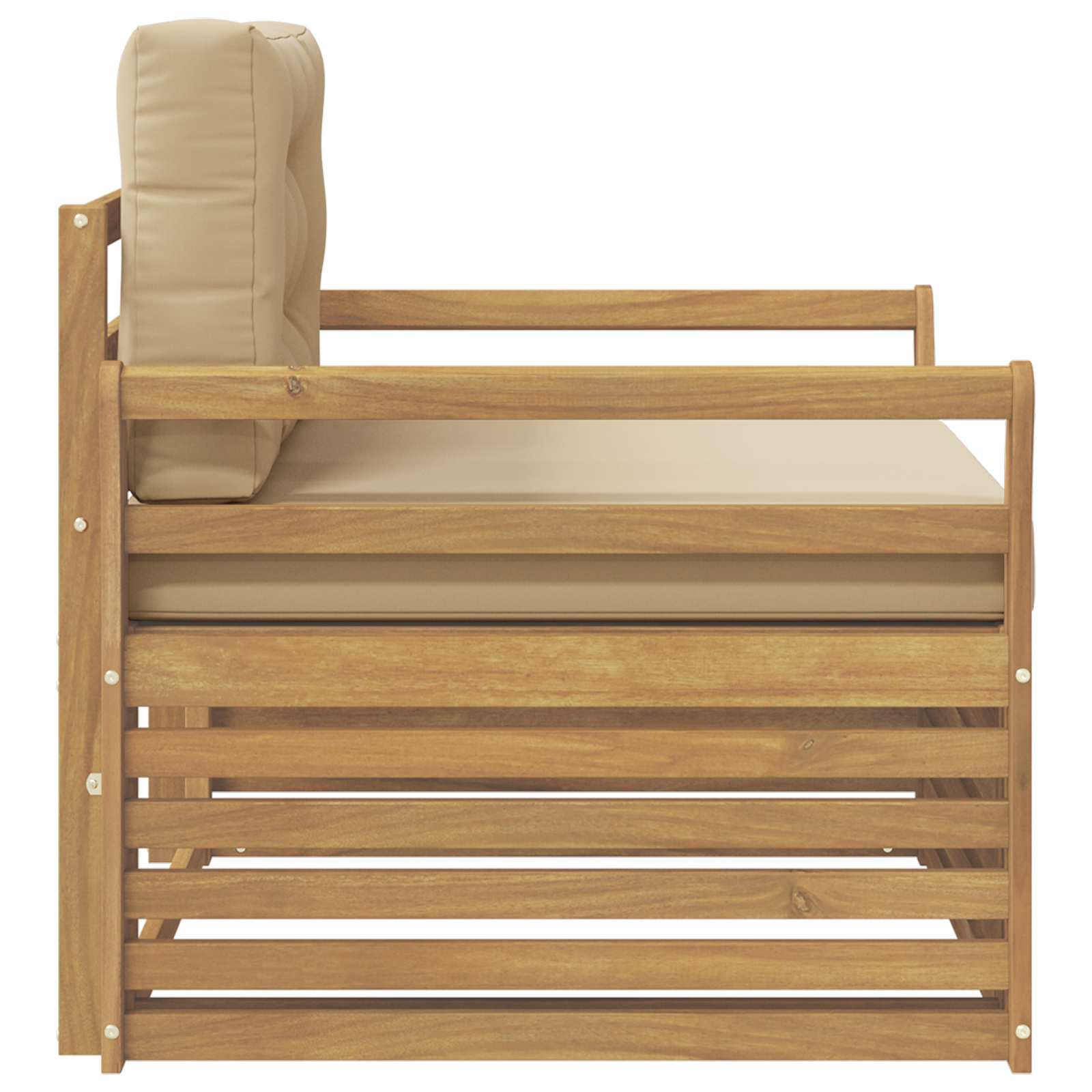 Tuinbank Polyester Wit