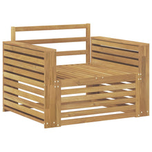 Tuinbank Massief Acaciahout Wit Breed plat