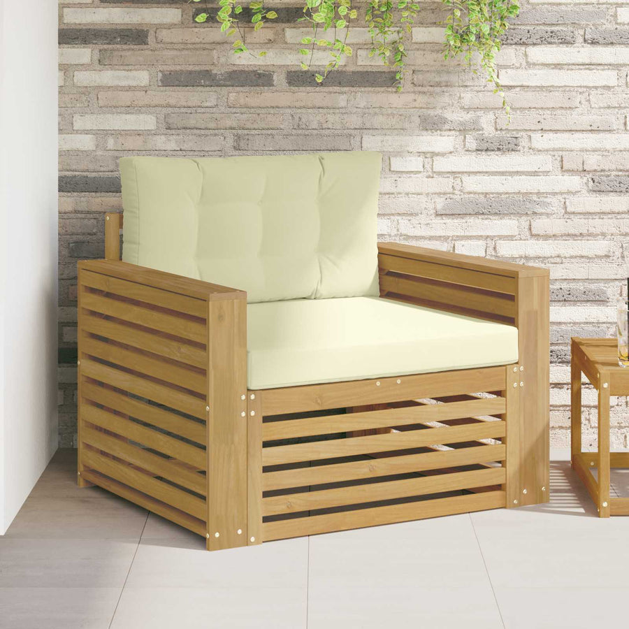 Tuinbank Polyester Wit