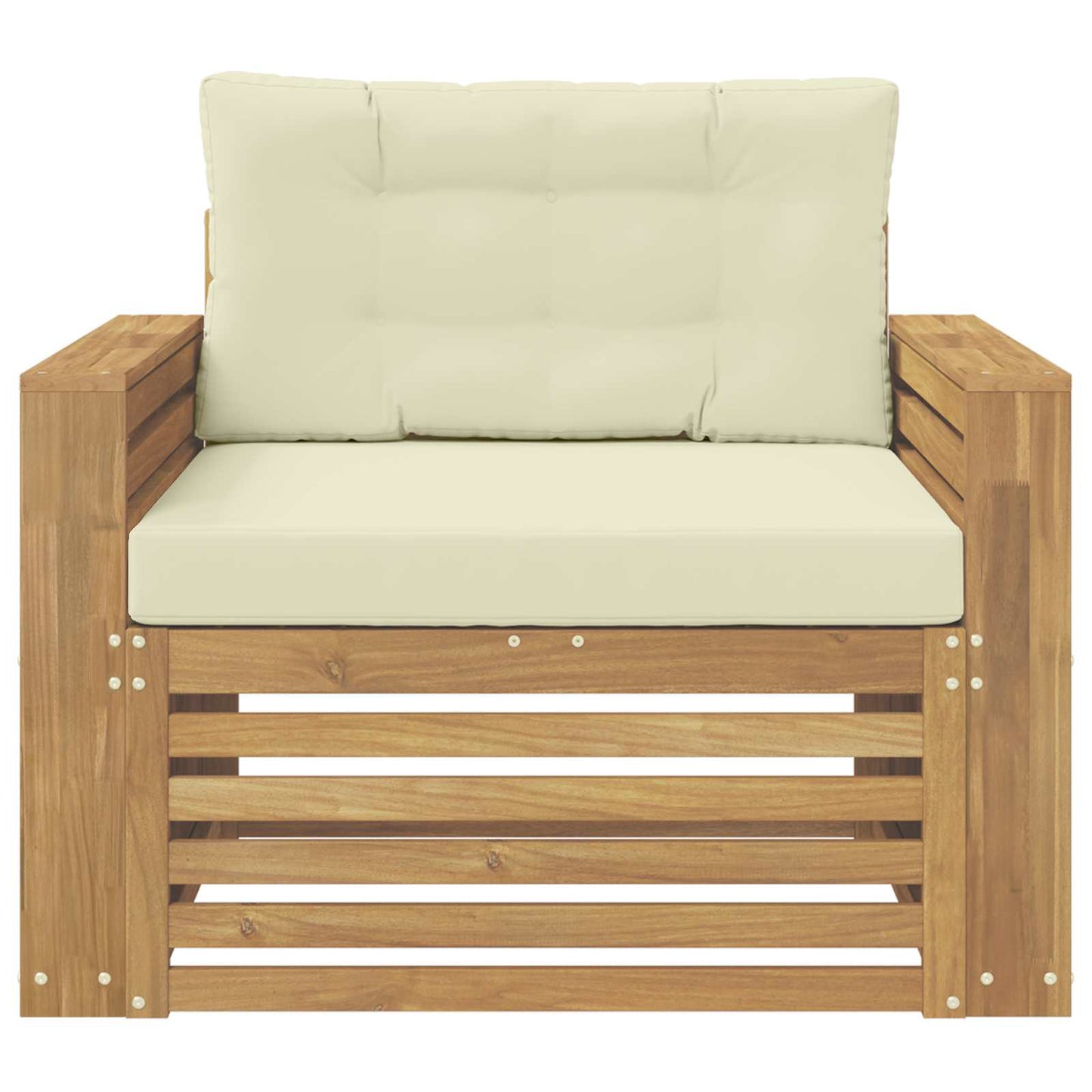 Tuinbank Polyester Wit