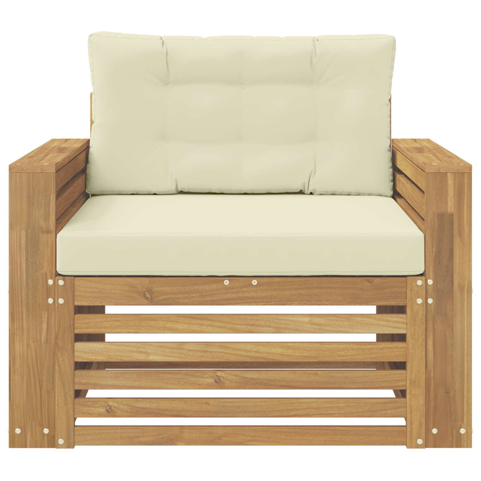 Tuinbank Polyester Wit