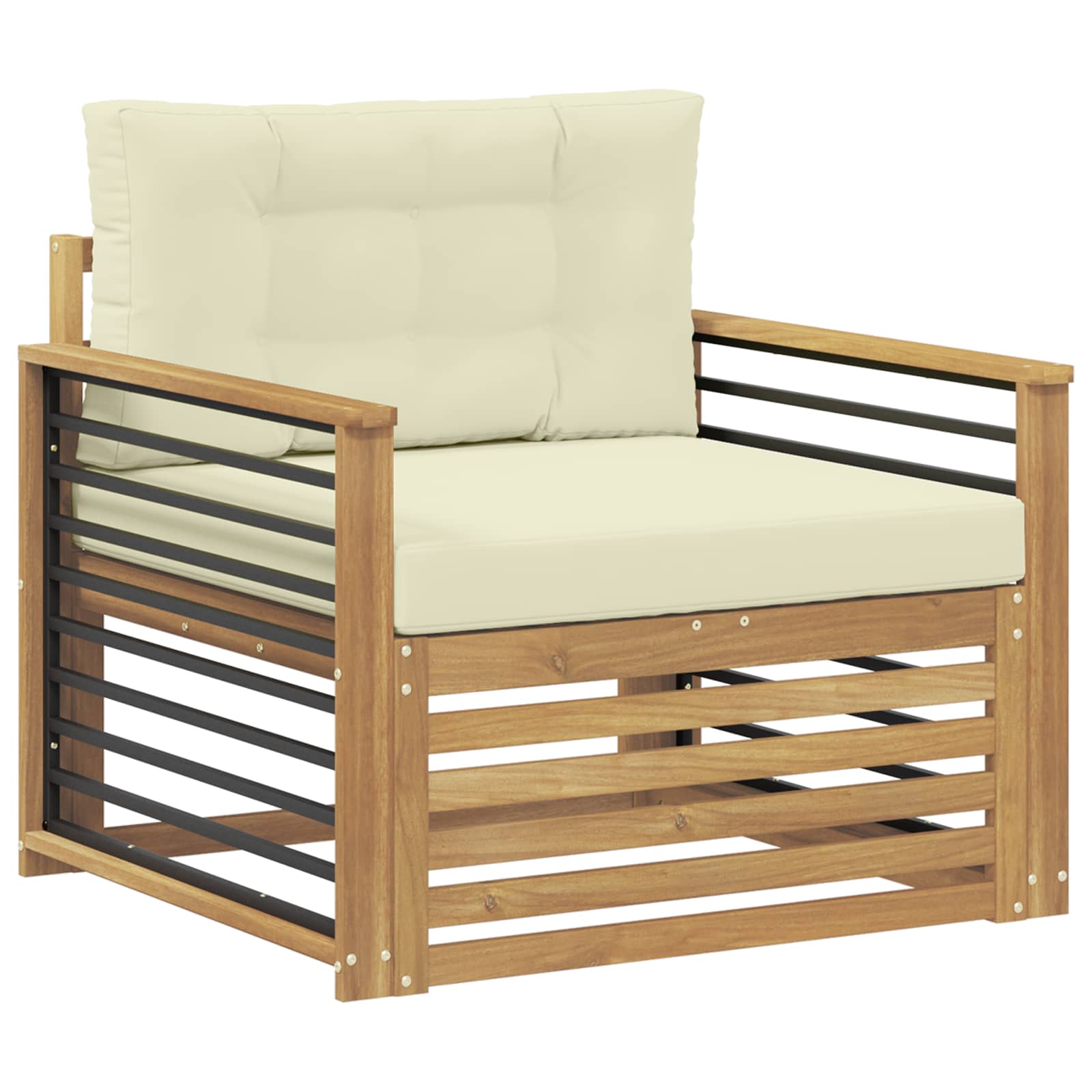 Tuinbank Polyester Wit