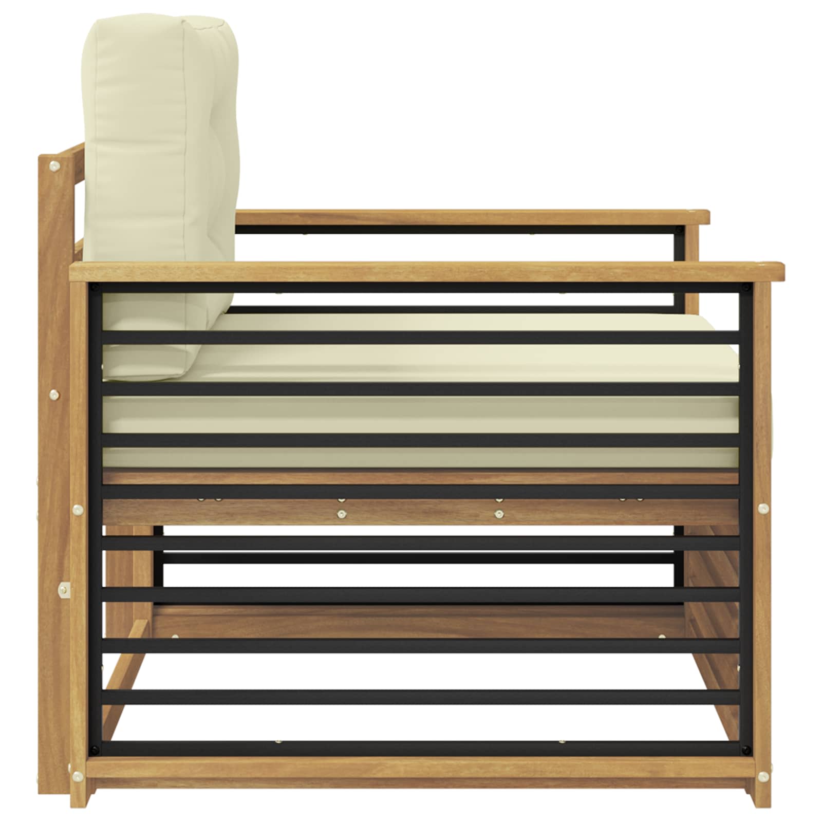 Tuinbank Polyester Wit
