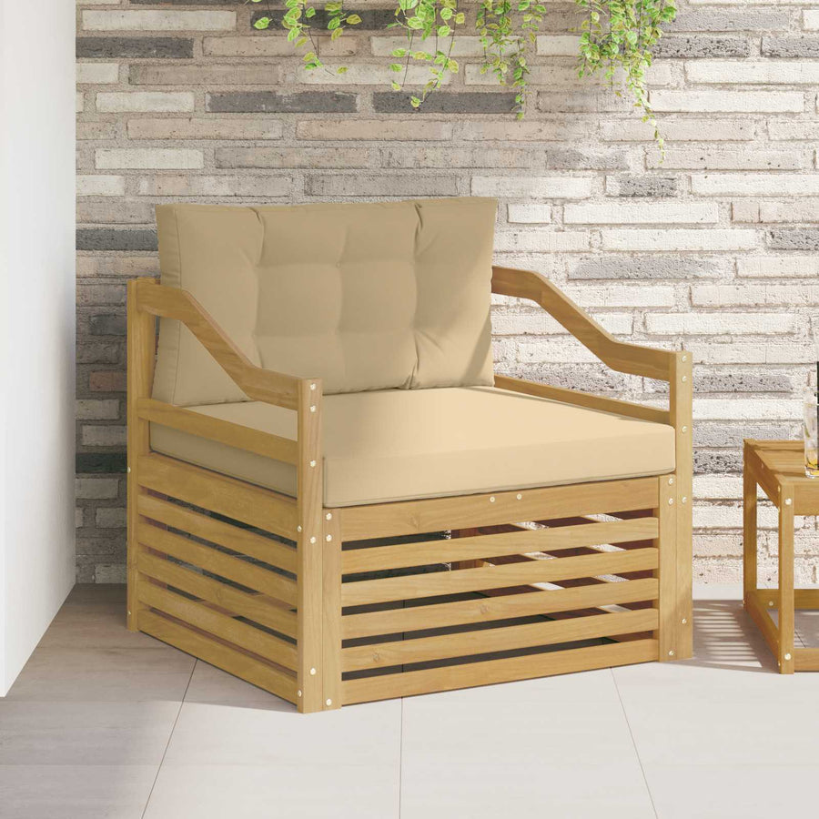 Tuinbank Wit en Beige