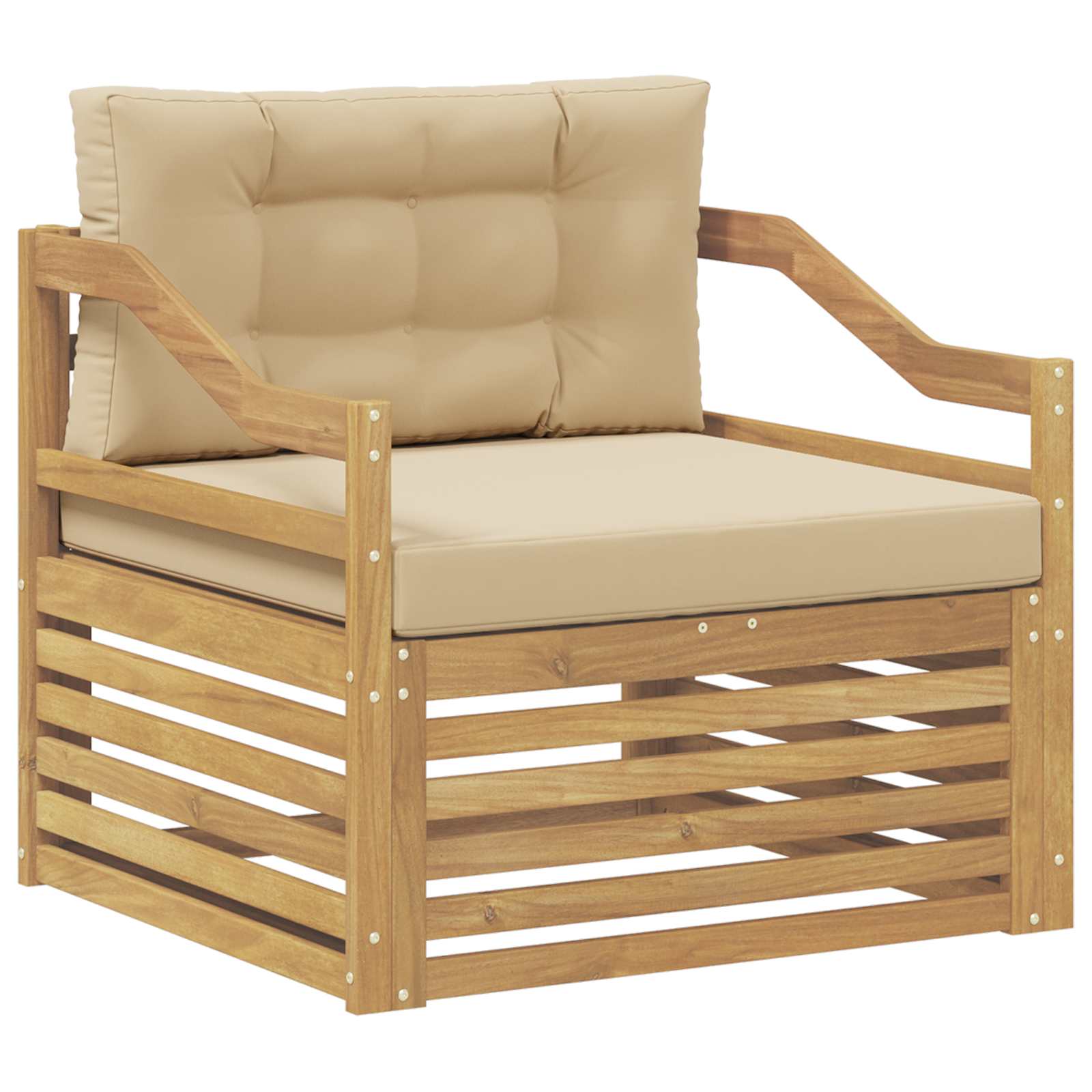 Tuinbank Wit en Beige