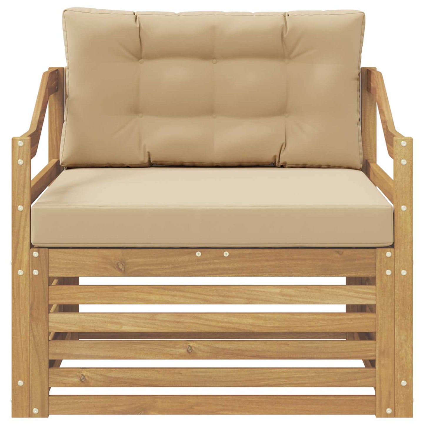 Tuinbank Wit en Beige