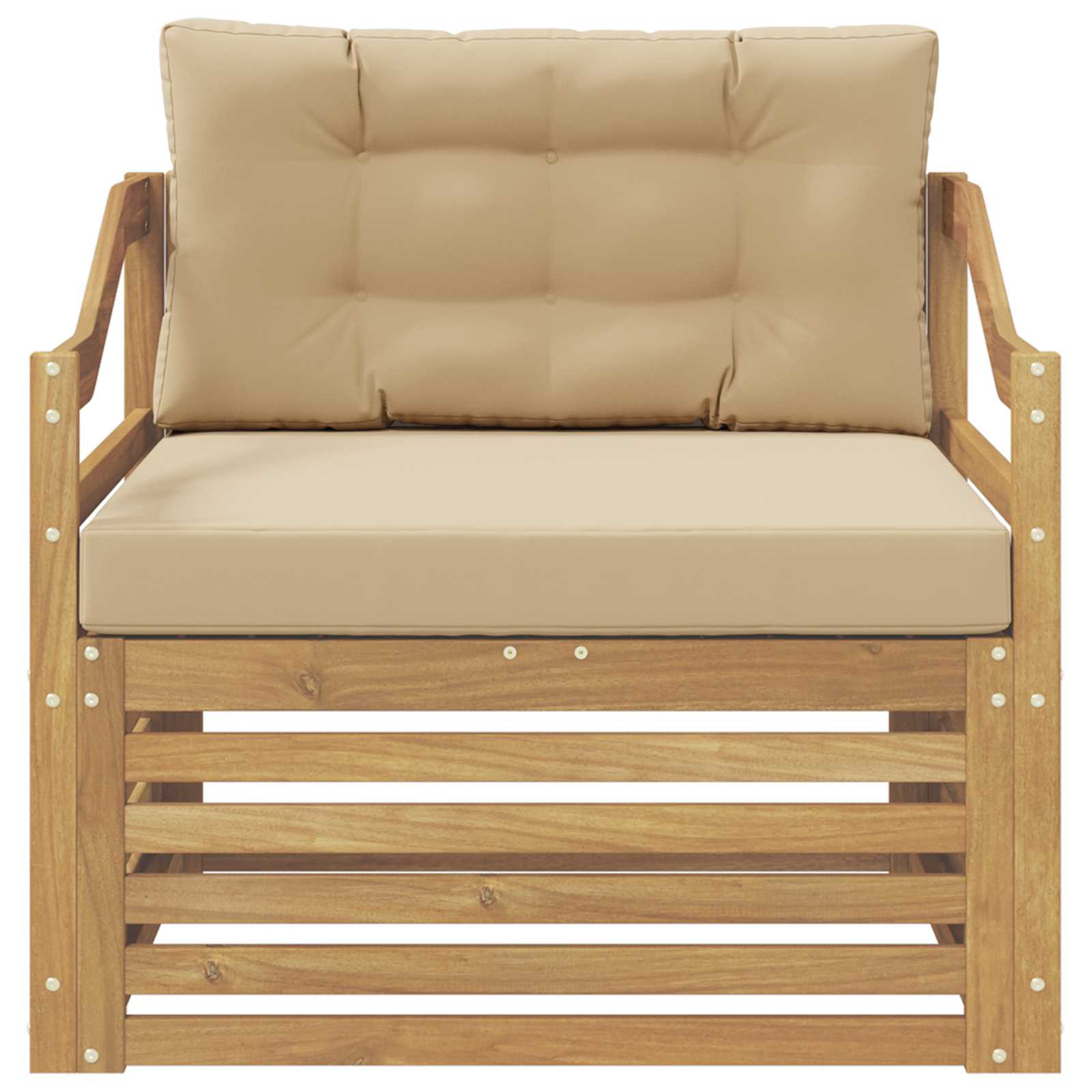 Tuinbank Wit en Beige