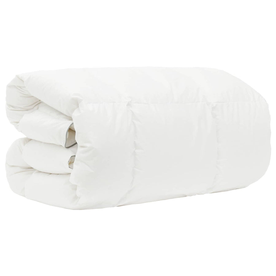 Dekbed FULDA 135 x 200 cm Winter 300 GSM 90% Gansendons Wit