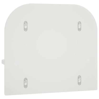 Wandplank 2 st Wit 41 x 13.5 x 37.5 cm Bewerkt hout
