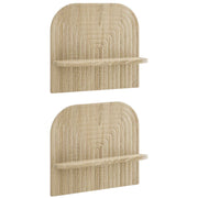 Wandplank 2 stuks Sonoma Eiken 41x13.5x37.5 cm