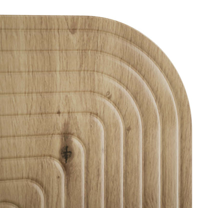 Wandplank 2 st Artisan eiken 41 x 13,5 x 37,5 cm Bewerkt hout