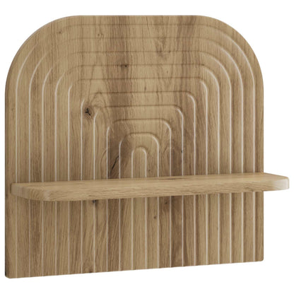 Wandplank 2 st Artisan eiken 41 x 13,5 x 37,5 cm Bewerkt hout