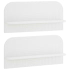 Wandplank 2 stuks wit 80.5x13.5x37.5 cm