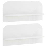 Wandplank 2 stuks wit 80.5x13.5x37.5 cm