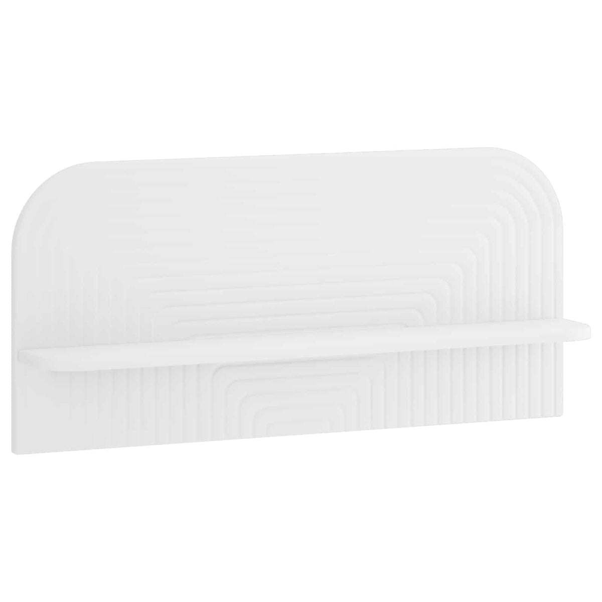 Wandplank 2 st Wit 80.5 x 13.5 x 37.5 cm Bewerkt hout