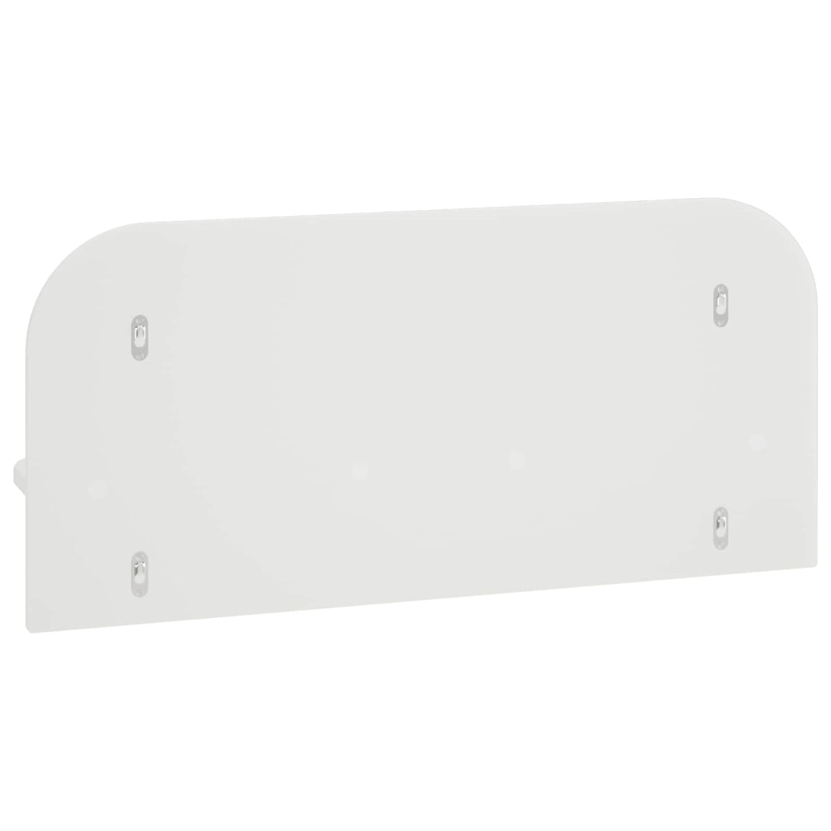 Wandplank 2 st Wit 80.5 x 13.5 x 37.5 cm Bewerkt hout