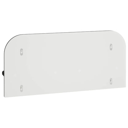 Wandplank 2 st Zwart 80,5 x 13,5 x 37,5 cm Bewerkt hout