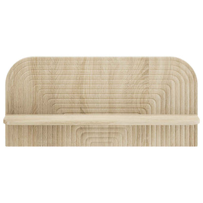 Wandplank 2 st Sonoma Eiken 80,5 x 13,5 x 37,5 cm Bewerkt hout
