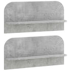 Wandplank 2 st 80,5x13,5x37,5 cm betongrijs
