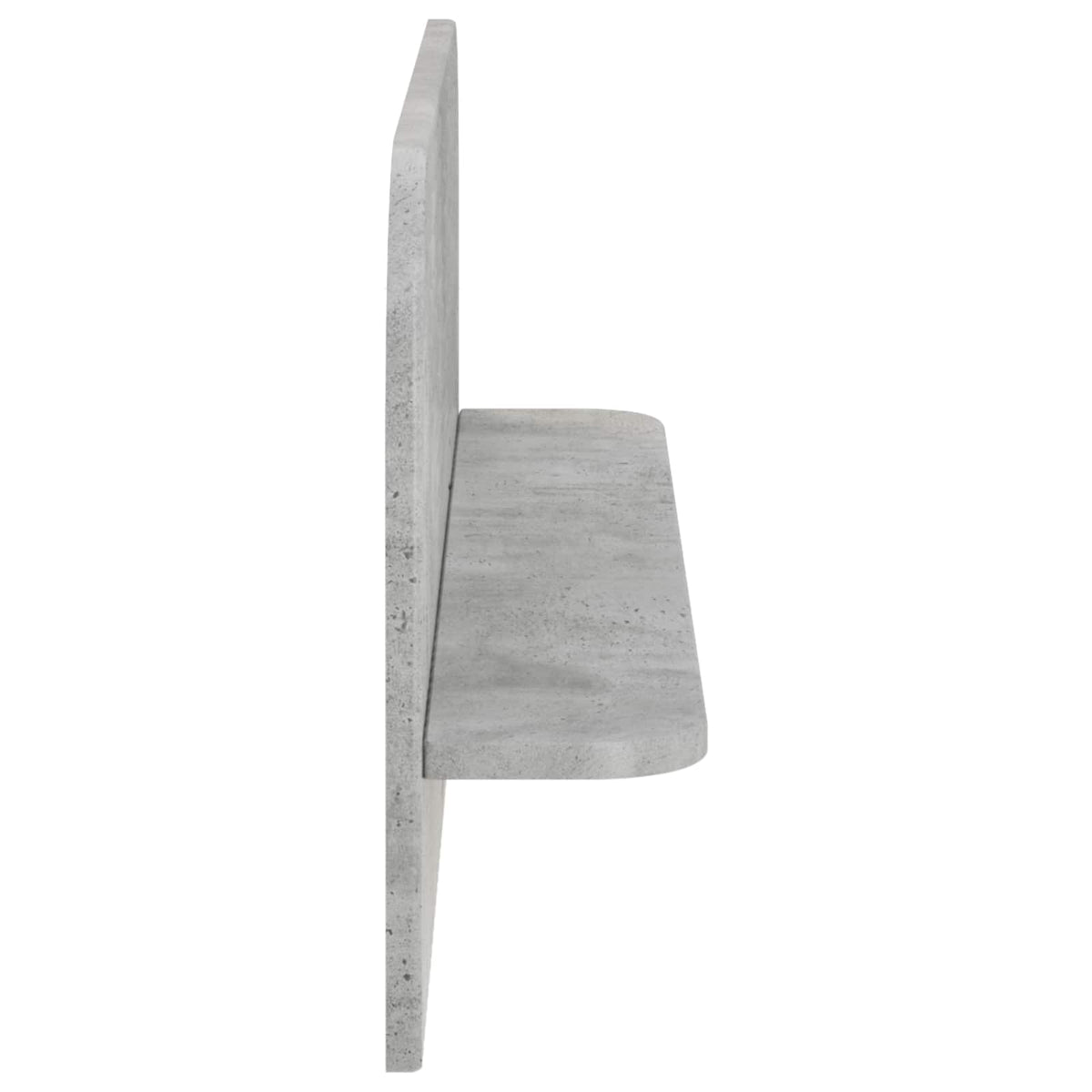 Wandplank 2 st Betongrijs 80,5 x 13,5 x 37,5 cm Bewerkt hout