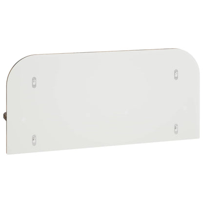 Wandplank 2 st Gerookt eiken 80.5 x 13.5 x 37.5 cm Bewerkt hout