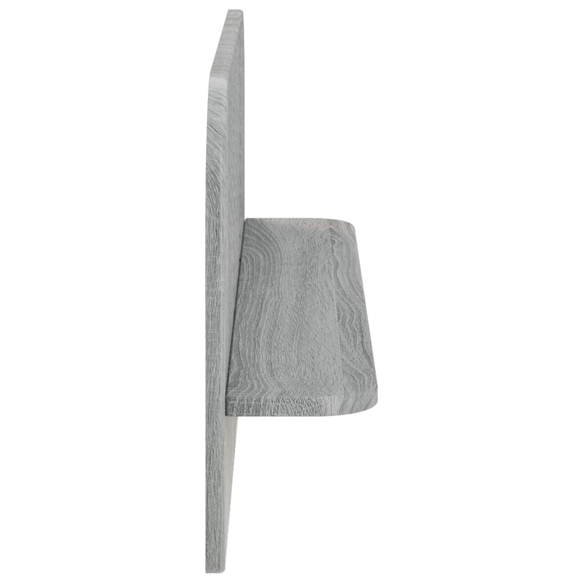 Wandplank 2 st Grijs Sonoma 80,5 x 13,5 x 37,5 cm Bewerkt hout