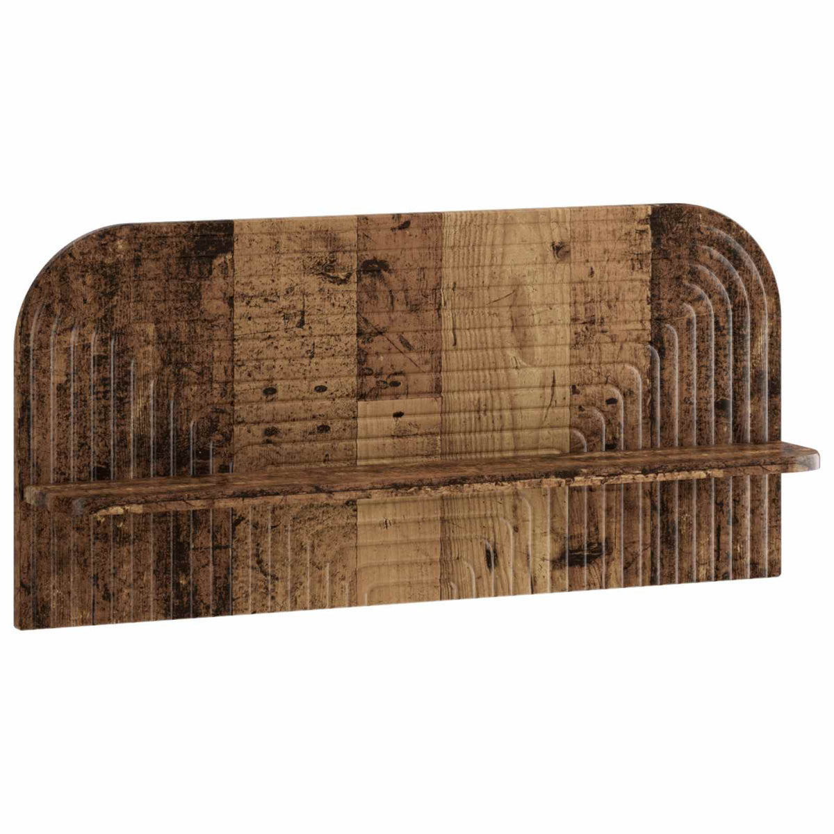 Wandplank 2 st Oud hout 80.5 x 13.5 x 37.5 cm Bewerkt hout