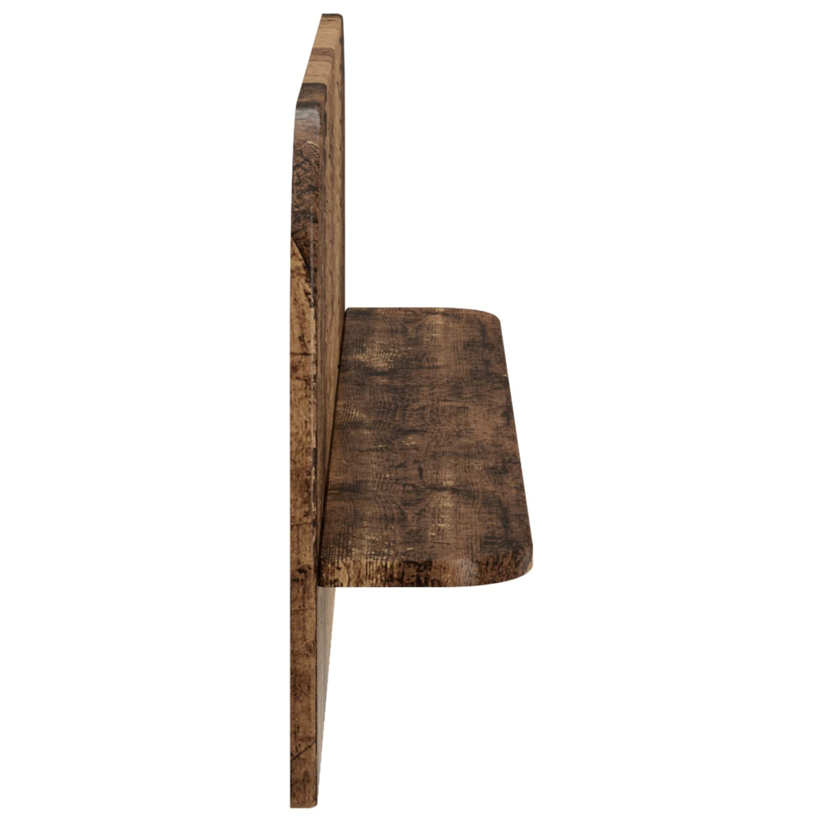 Wandplank 2 st Oud hout 80.5 x 13.5 x 37.5 cm Bewerkt hout