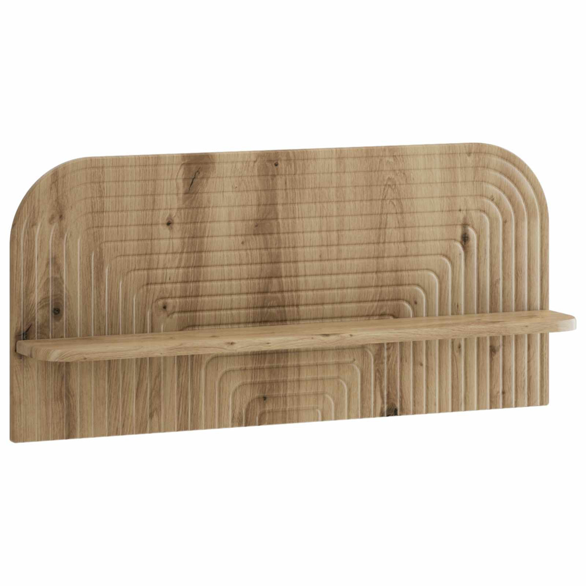 Wandplank 2 st Artisanaal eiken 80.5 x 13.5 x 37.5 cm