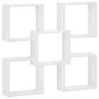 Wandplank wit 99,5x17x91 cm