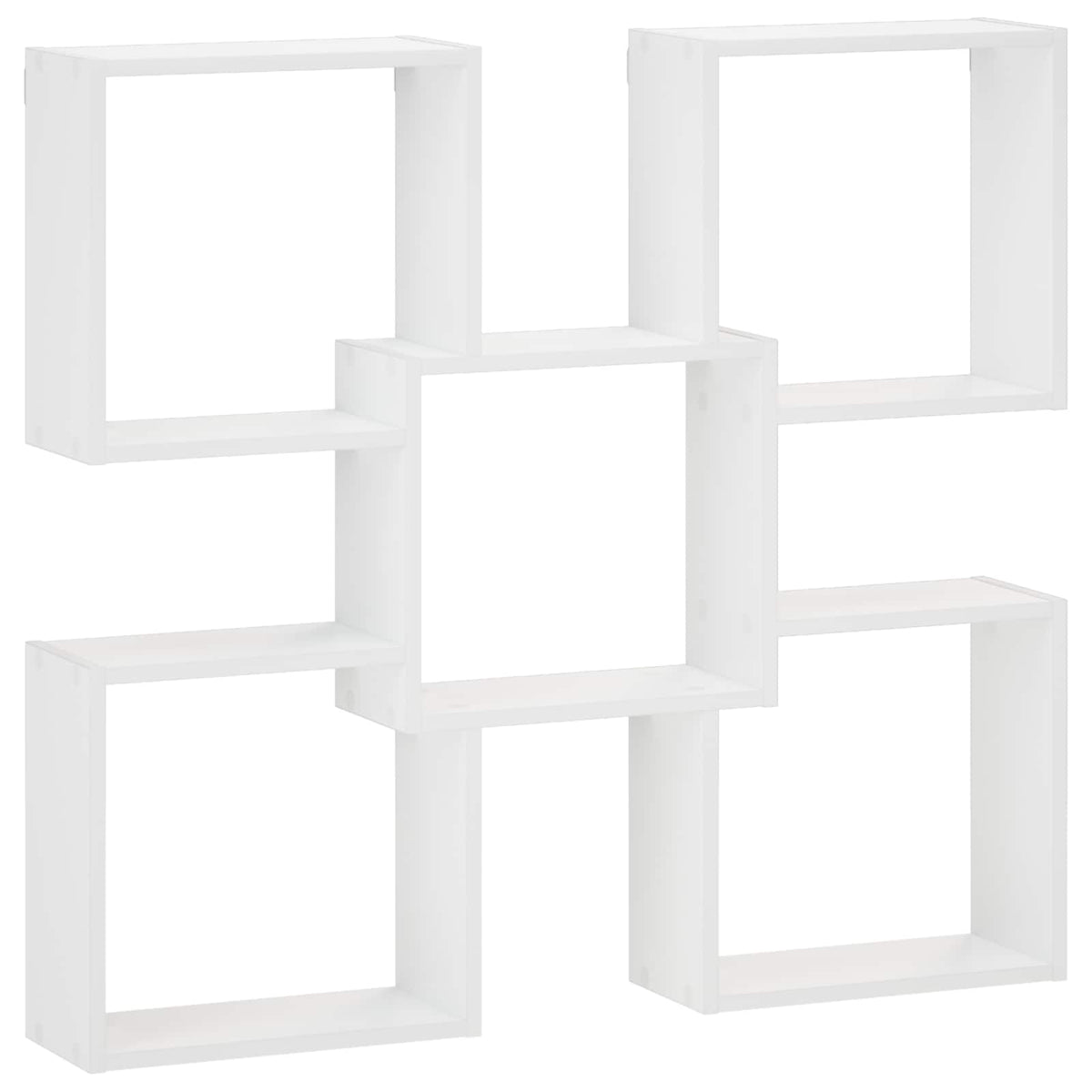 Wandplank Wit 99,5 x 17 x 91 cm Bewerkt hout