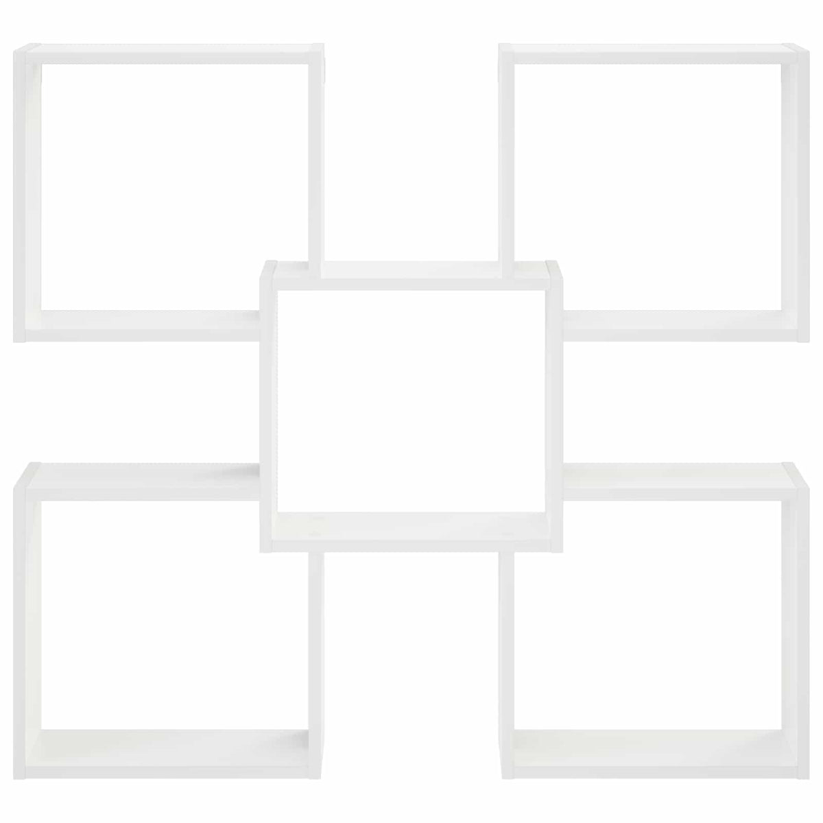 Wandplank Wit 99,5 x 17 x 91 cm Bewerkt hout